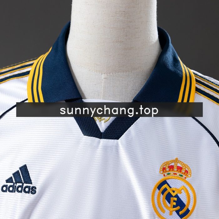Real Madrid 1998-2000 Home Retro Jersey - 图片 6