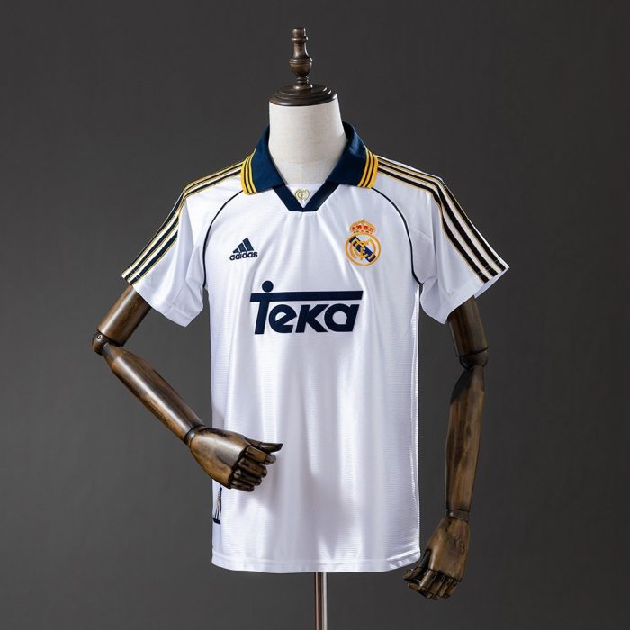Real Madrid 1998-2000 Home Retro Jersey - 图片 8