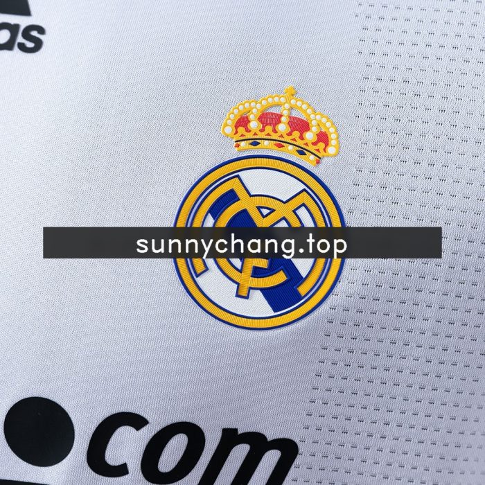 Real Madrid 2009-2010 Home Long Sleeve Player Version Jersey - 图片 6