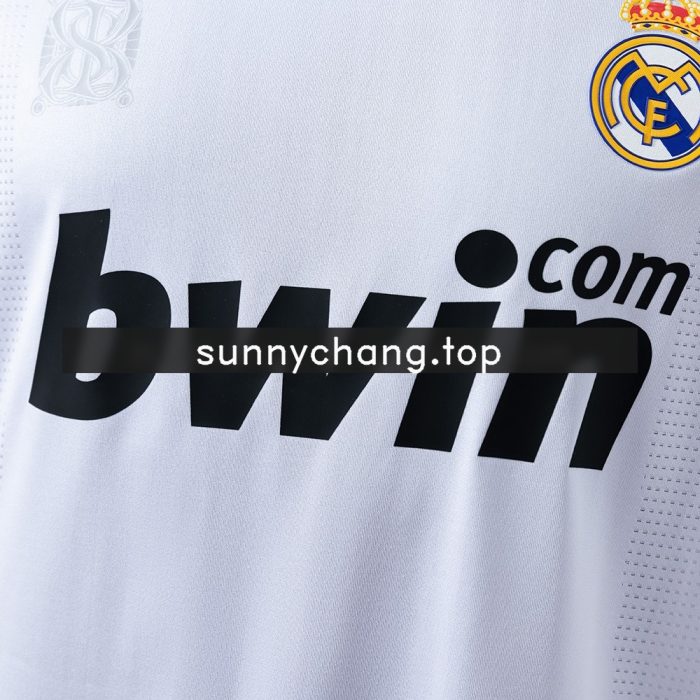Real Madrid 2009-2010 Home Long Sleeve Player Version Jersey - 图片 7