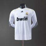 Real Madrid 2009-2010 Home Long Sleeve Player Version Jersey - 图片 9