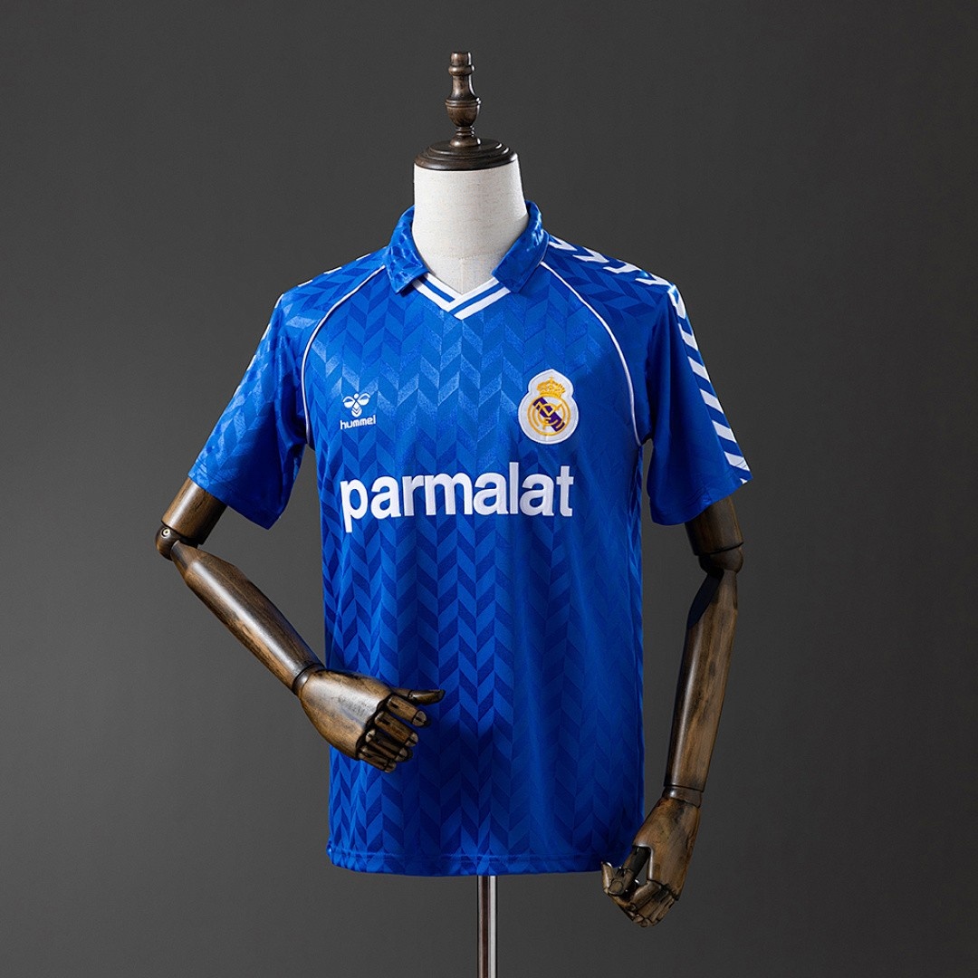 JER-4686_1 Real Madrid 1986-1988 Away Retro Shirt - 图片 1