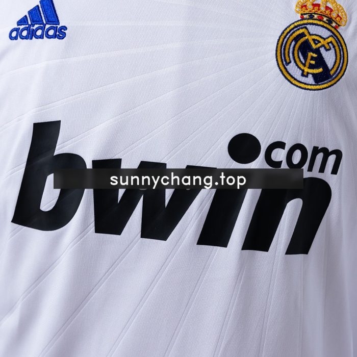 Real Madrid 2010/2011 Home Long Sleeve Retro Jersey - 图片 6