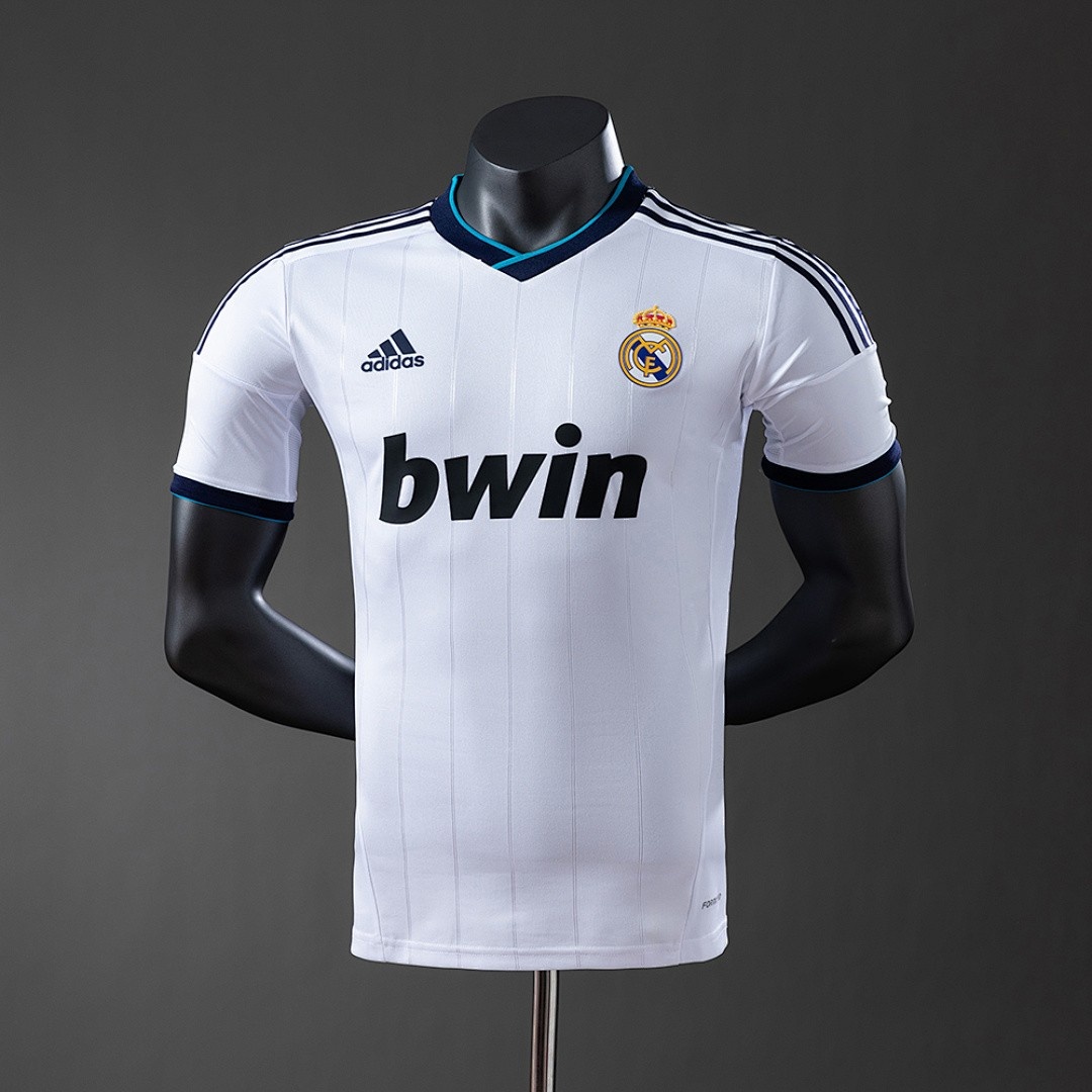 JER-4692_1 Real Madrid 2012/13 Home Retro Player Version Jersey - 图片 1