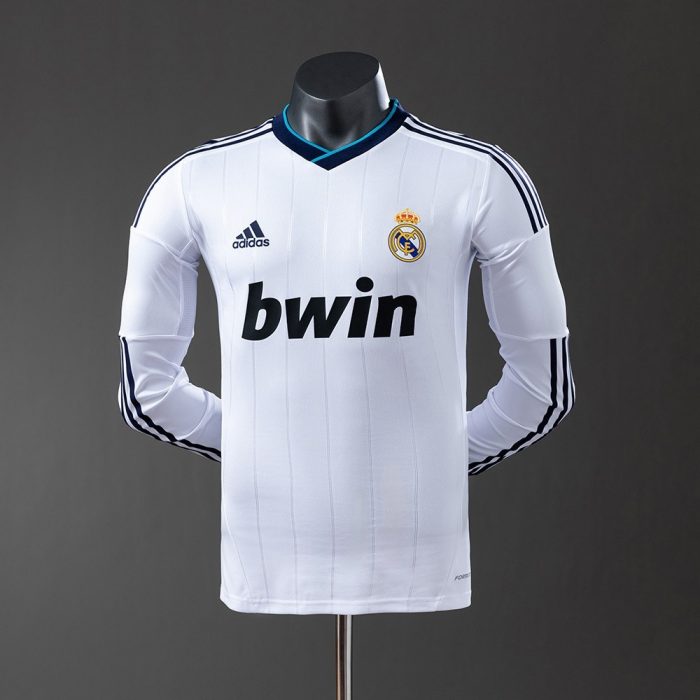 Real Madrid 2012/13 Home Long Sleeve Player Version Jersey - 图片 9