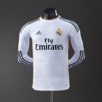 Real Madrid 2013/14 Home Long Sleeve Player Version Jersey