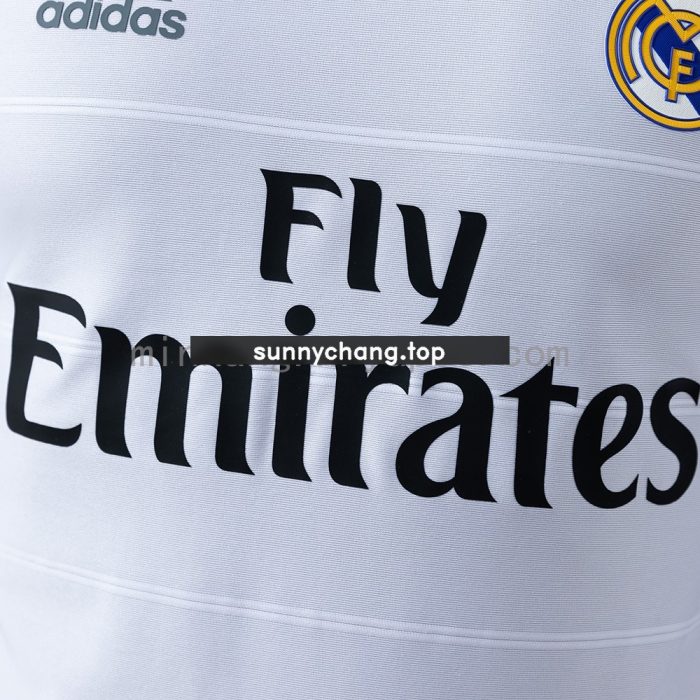 Real Madrid 2013/14 Home Long Sleeve Player Version Jersey - 图片 6