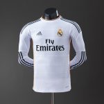 Real Madrid 2013/14 Home Long Sleeve Player Version Jersey - 图片 9