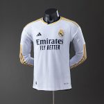 Real Madrid 23/24 Home Long Sleeve Player Version Jersey