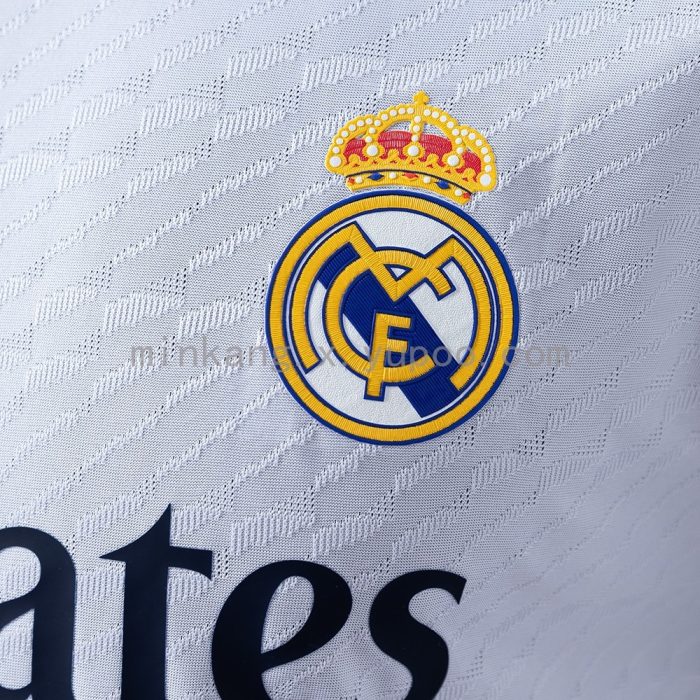 Real Madrid 23/24 Home Long Sleeve Player Version Jersey - 图片 5