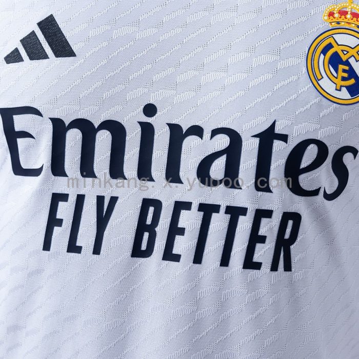 Real Madrid 23/24 Home Long Sleeve Player Version Jersey - 图片 6