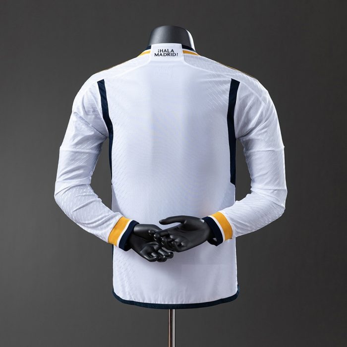 Real Madrid 23/24 Home Long Sleeve Player Version Jersey - 图片 8