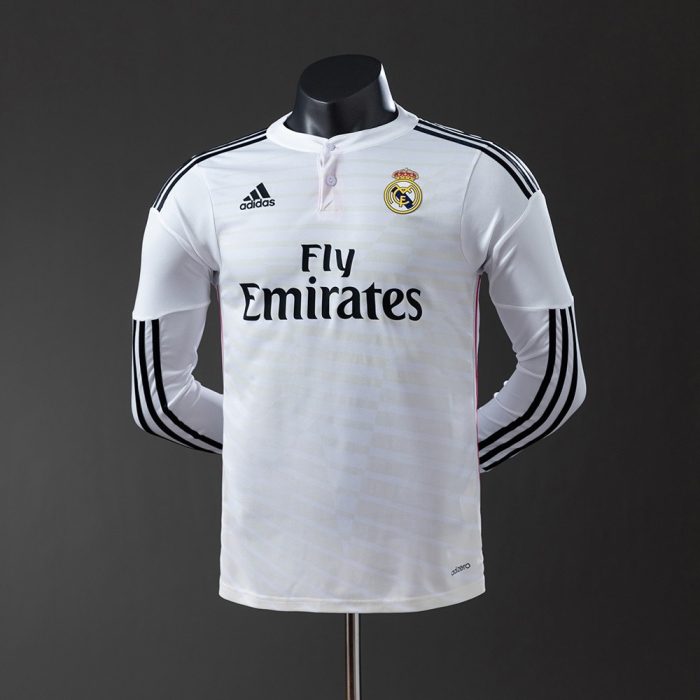 Real Madrid 2014/2015 Home Long Sleeve Player Version Jersey - 图片 9