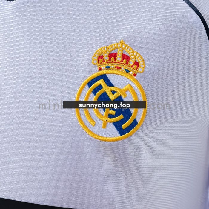 Real Madrid 1998-2000 Home Long Sleeve Retro Jersey - 图片 4