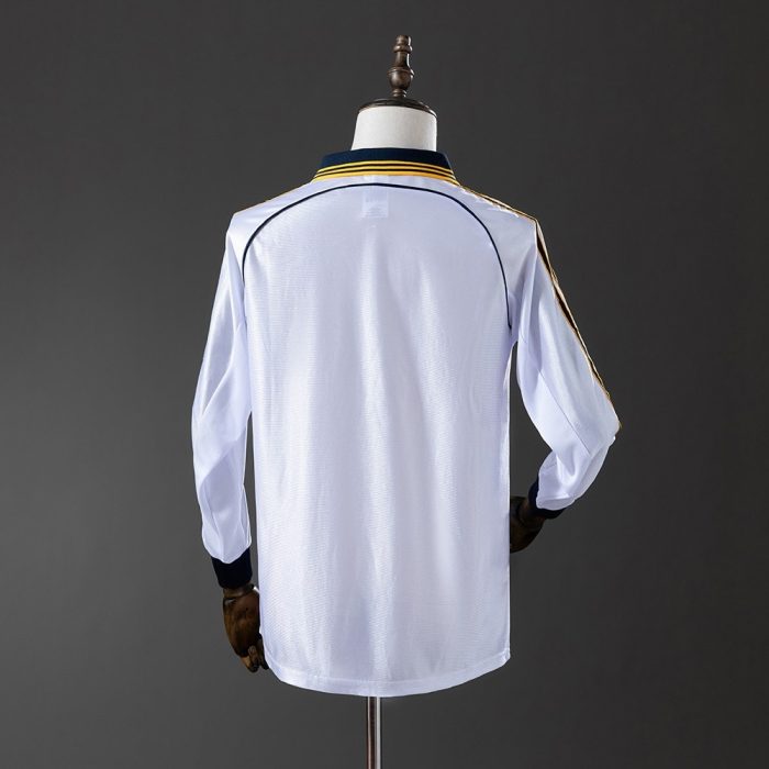 Real Madrid 1998-2000 Home Long Sleeve Retro Jersey - 图片 7