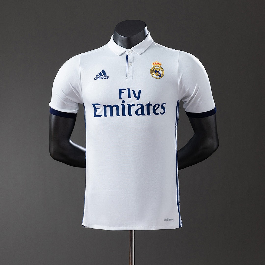 JER-4700_1 Real Madrid 2014/2015 Home Player Version Jersey - 图片 1