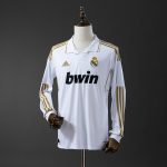 Real Madrid 2011/12 Home Long Sleeve Retro Jersey