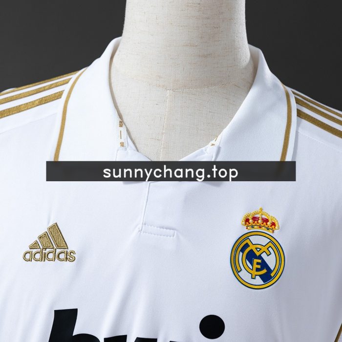 Real Madrid 2011/12 Home Long Sleeve Retro Jersey - 图片 7