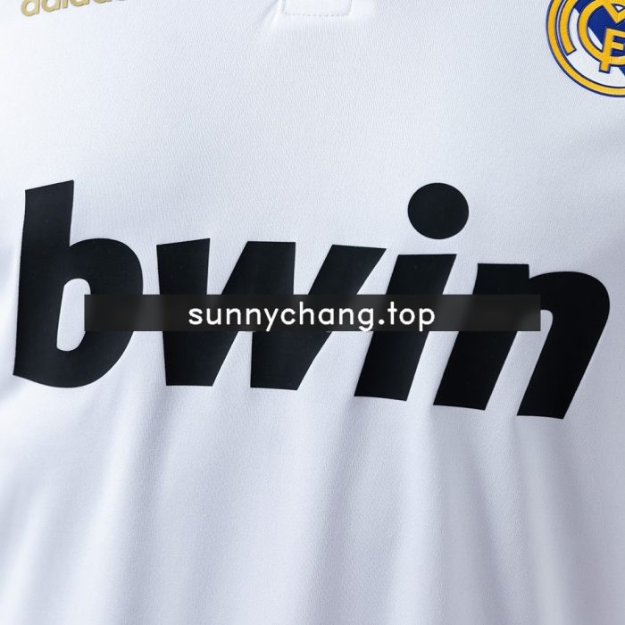 Real Madrid 2011/12 Home Long Sleeve Player Version Jersey - 图片 5