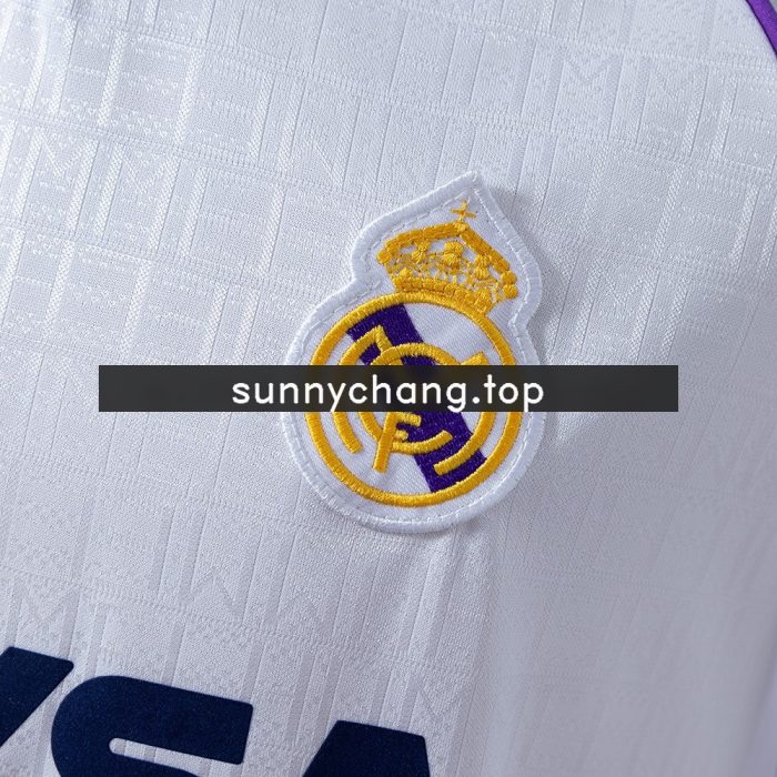 Real Madrid 1990-1992 Home Retro Shirt - 图片 4