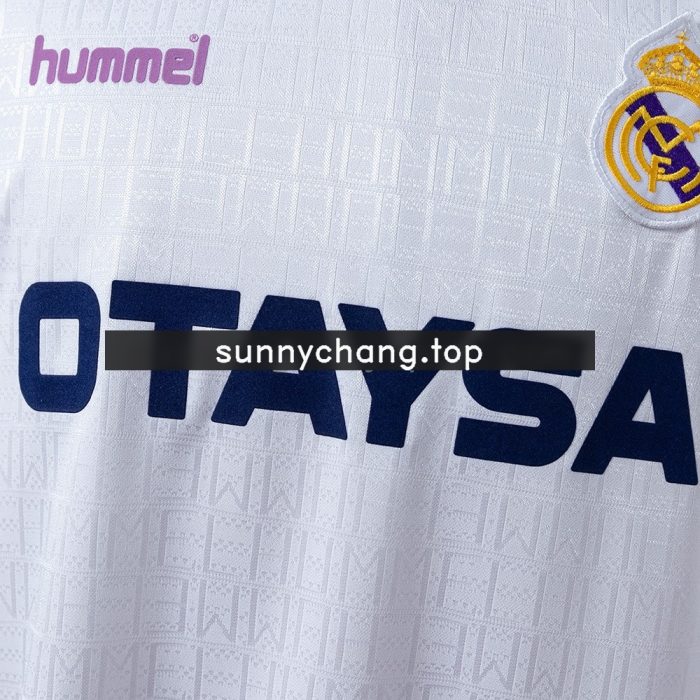 Real Madrid 1990-1992 Home Retro Shirt - 图片 5