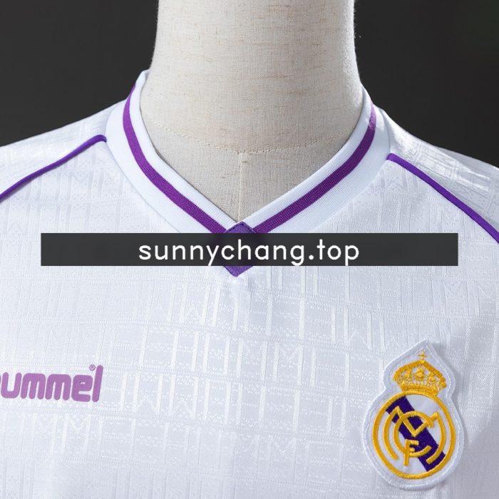 Real Madrid 1990-1992 Home Retro Shirt - 图片 6
