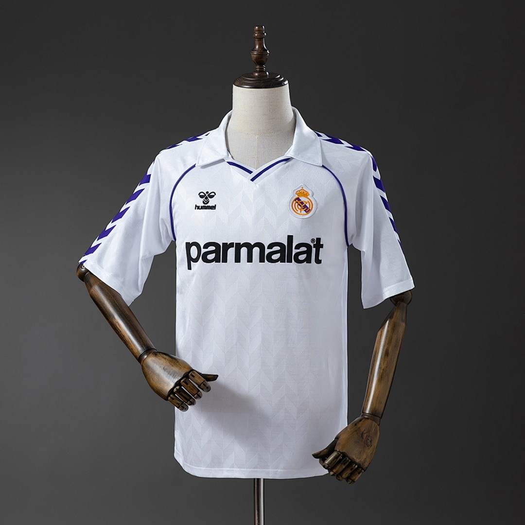 JER-4709_1 Real Madrid 1988 Home Retro Jersey - 图片 1