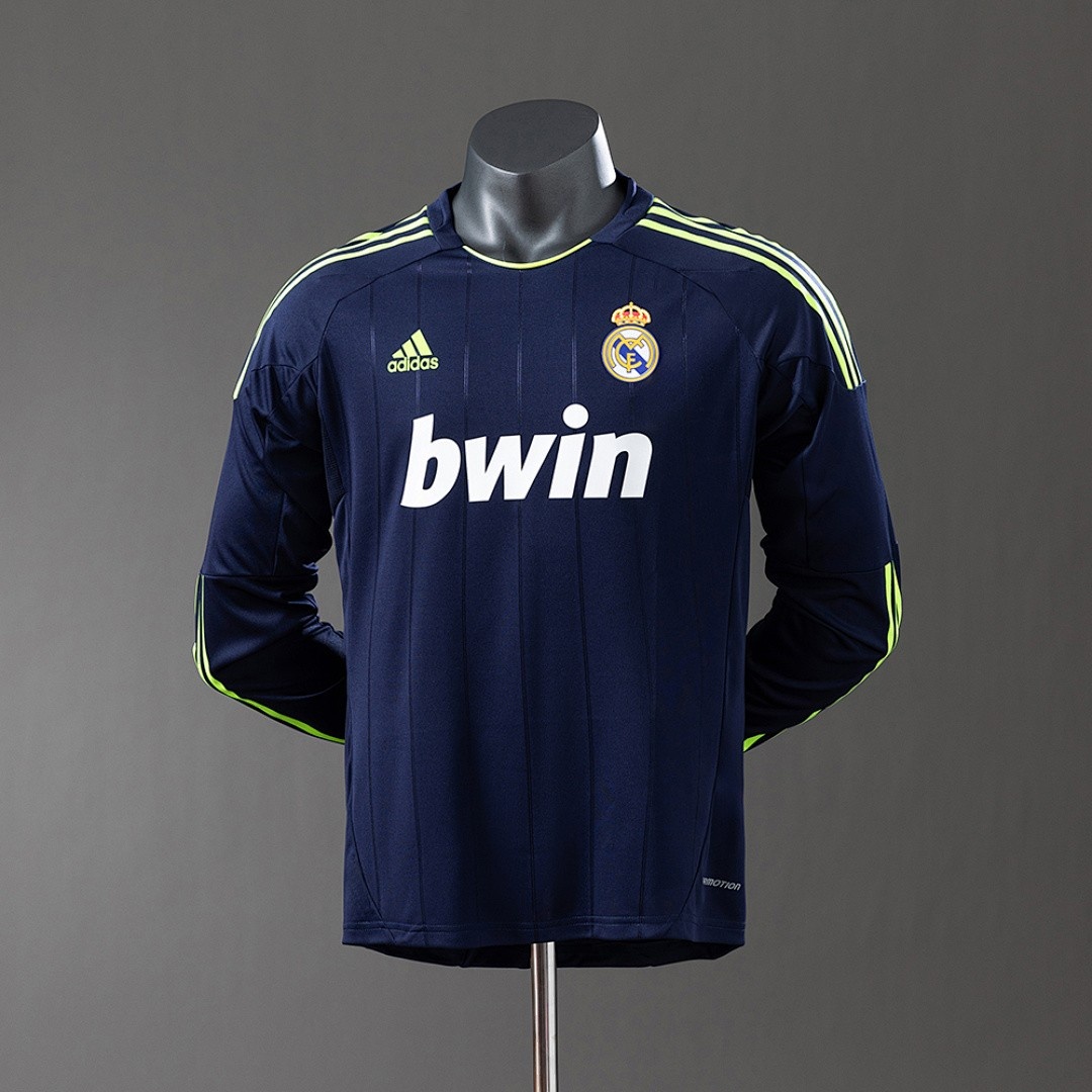 JER-4710_1 Real Madrid 2012/13 Away Long Sleeve Player Version Jersey - 图片 1