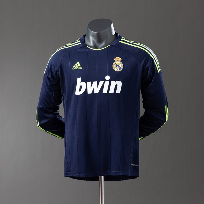 Real Madrid 2012/13 Away Long Sleeve Player Version Jersey - 图片 9