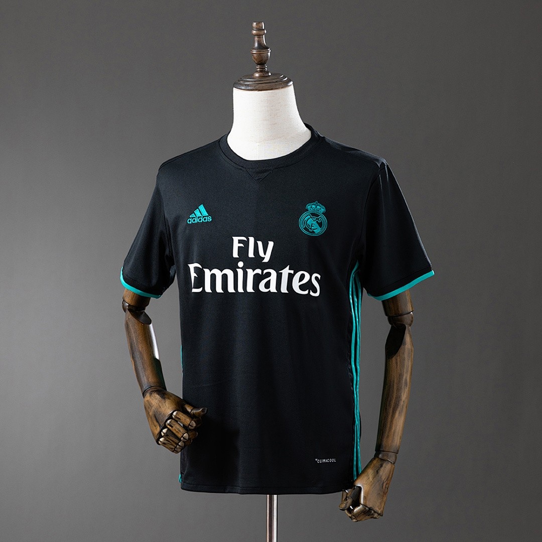 JER-4712_1 Real Madrid 2017-2018 Away Retro Shirt - 图片 1