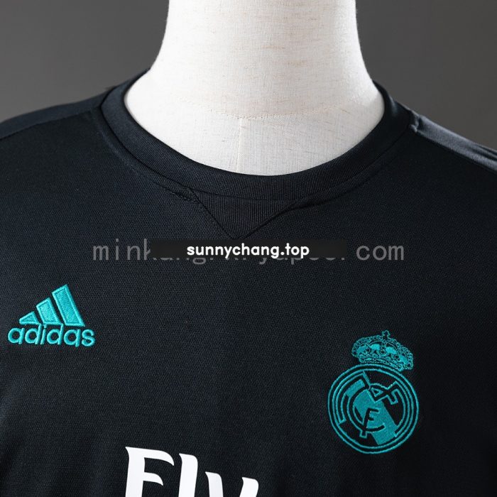 Real Madrid 2017/18 Away Long Sleeve Retro Jersey - 图片 7