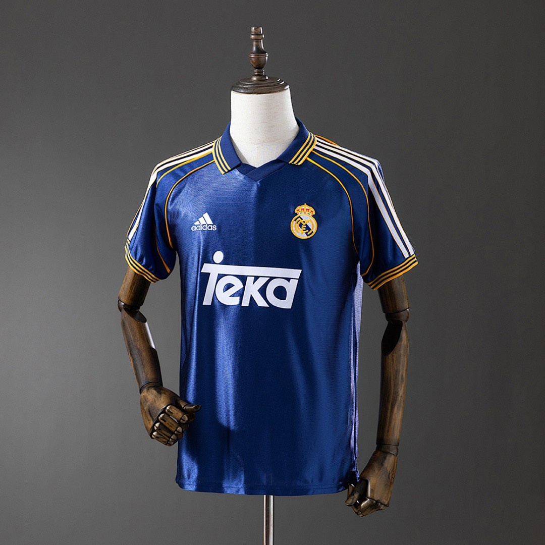 JER-4725_1 Real Madrid 1998-2000 Third Away Retro Jersey - 图片 1
