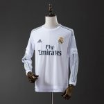 Real Madrid 2015-2016 Home Long Sleeve Retro Jersey