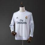 Real Madrid 2015-2016 Home Long Sleeve Retro Jersey - 图片 9