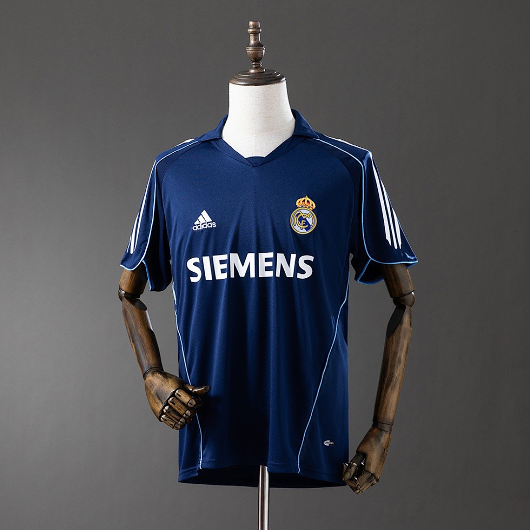 JER-4741_1 Real Madrid 2005-2006 Away Retro Shirt - 图片 1