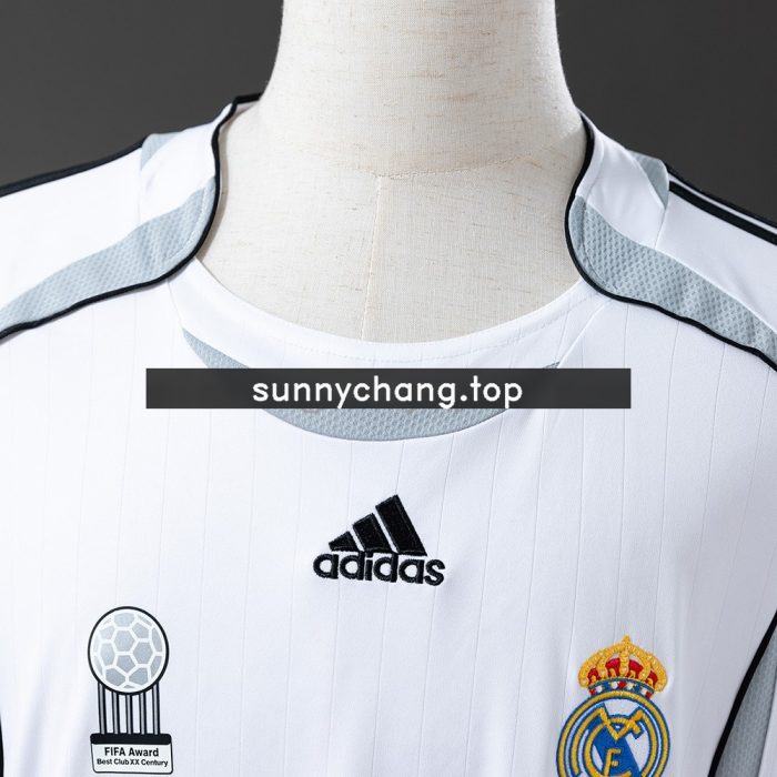 Real Madrid 06/07 Home Retro Shirt - 图片 6