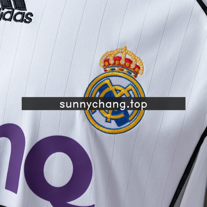 Real Madrid 06/07 Player Version Home Jersey - 图片 5
