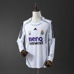 Real Madrid 2006/07 Home Long Sleeve Retro Jersey