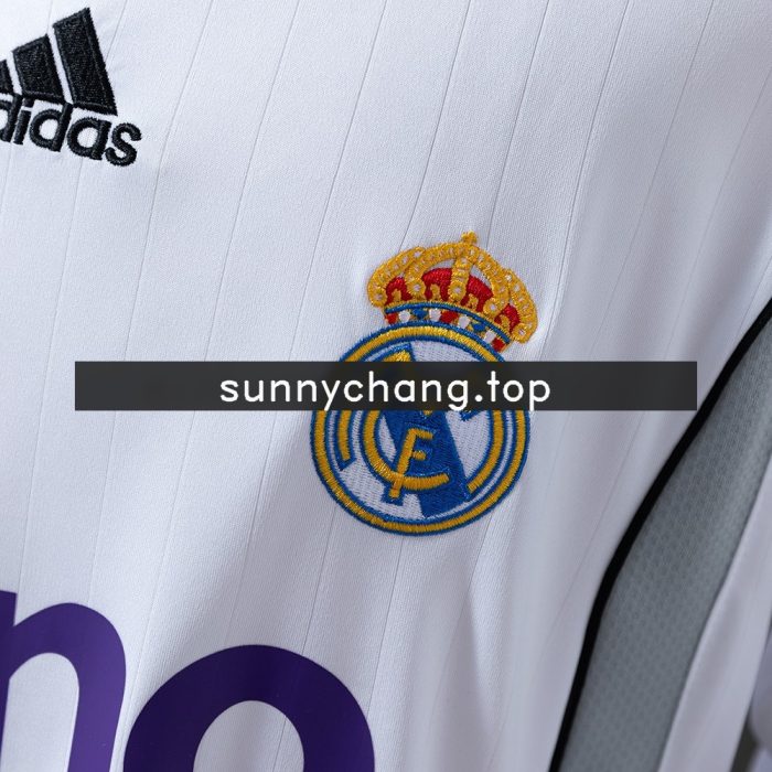 Real Madrid 2006/07 Home Long Sleeve Retro Jersey - 图片 5