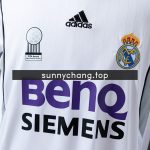 Real Madrid 2006/07 Home Long Sleeve Retro Jersey - 图片 6