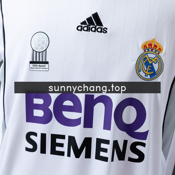 Real Madrid 2006/07 Home Long Sleeve Retro Jersey - 图片 6