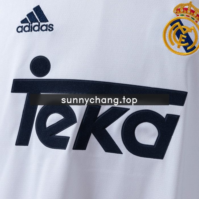 Real Madrid 2000/2001 Home Retro Jersey S-XXL - 图片 6