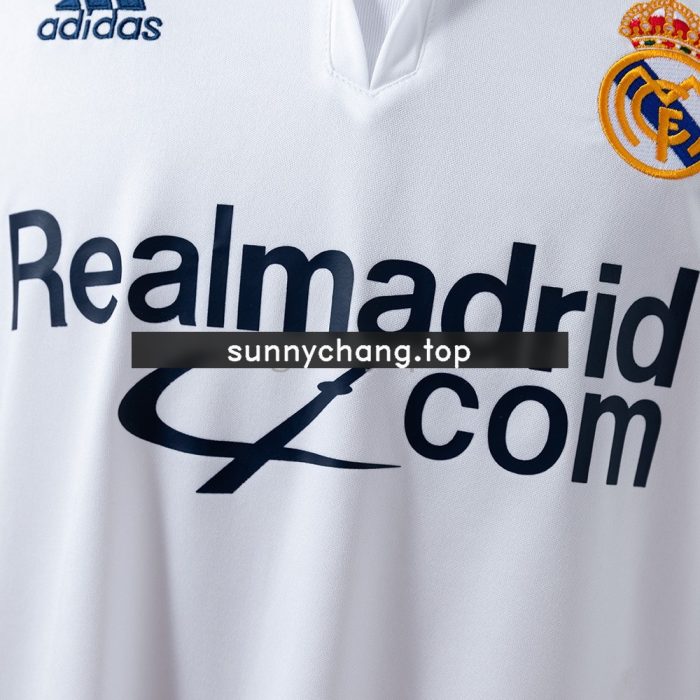 Real Madrid 2001/2002 Home Retro Shirt - 图片 5