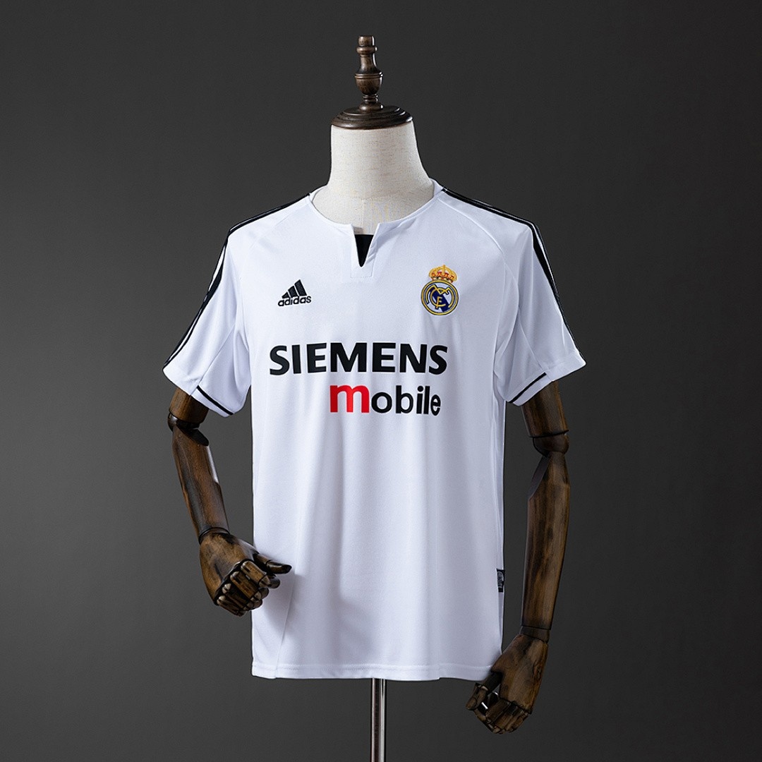 JER-4752_1 Real Madrid 2004-2005 Home Retro Shirt - 图片 1