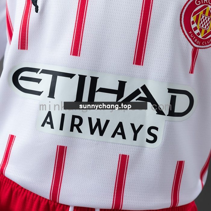 Girona 2025-2026 Home Kids Kit Jersey - 图片 7