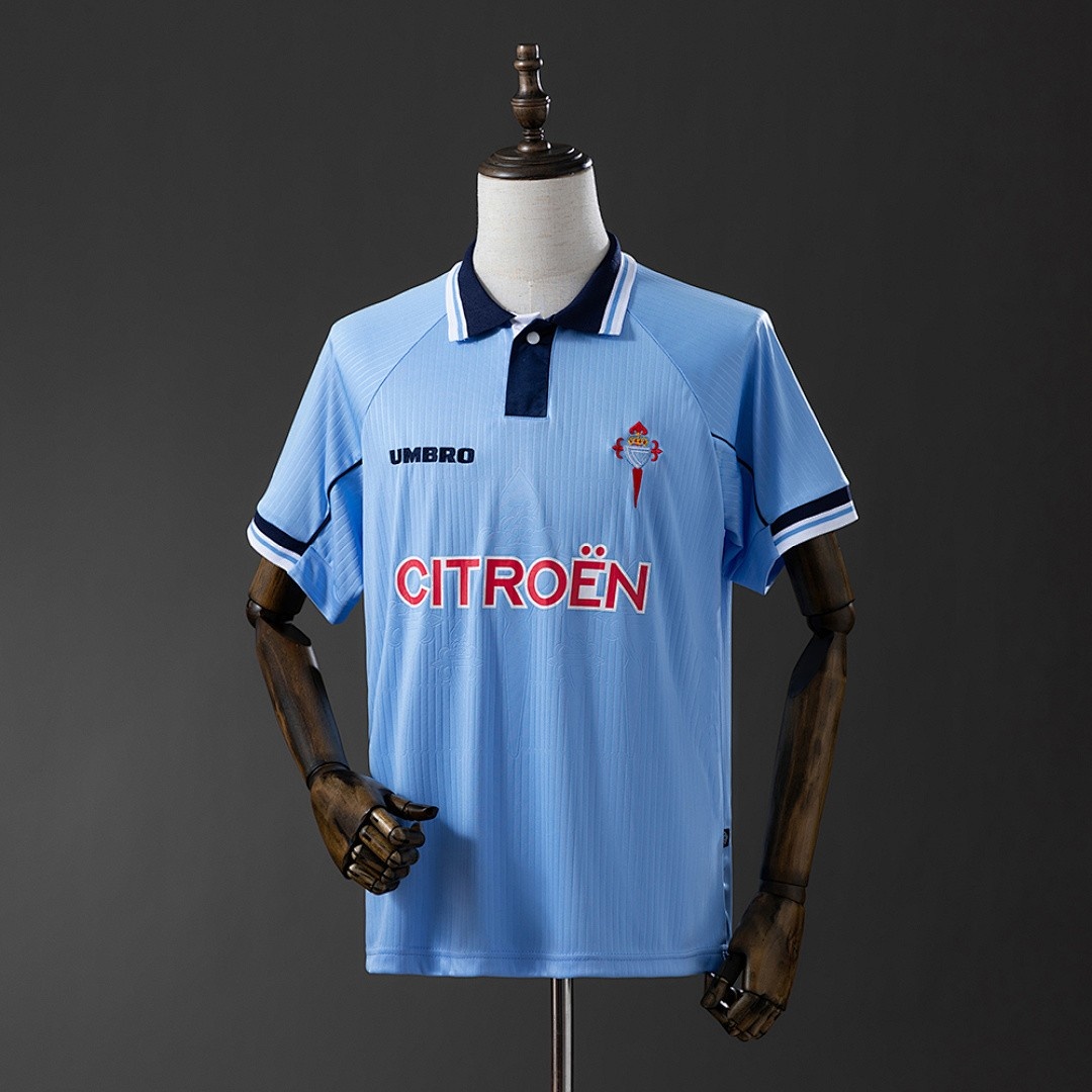 JER-4754_1 Celta de Vigo 1997-1999 Home Retro Shirt - 图片 1