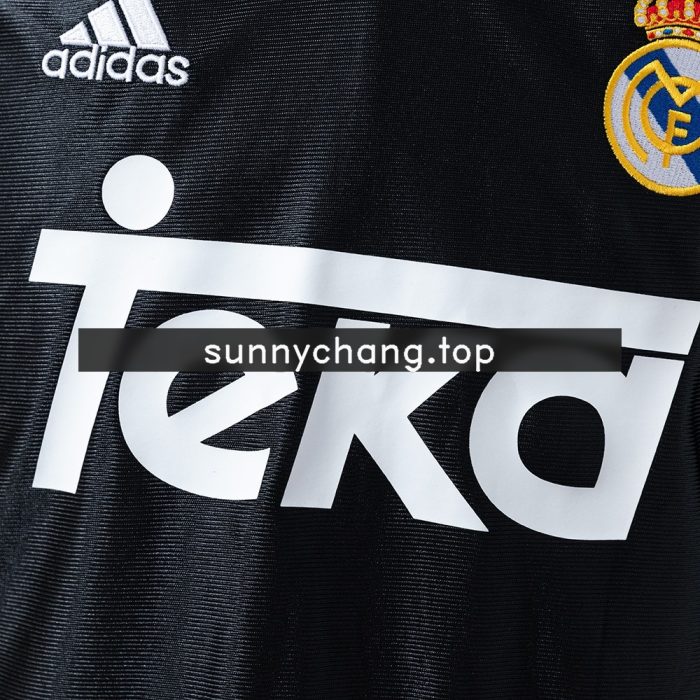 Real Madrid 1998-2000 Away Long Sleeve Retro Jersey - 图片 6