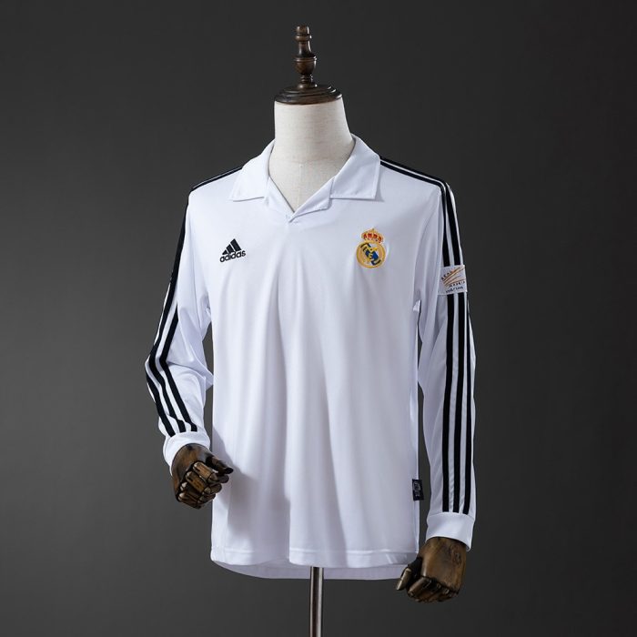 Real Madrid 2002/03 Home Long Sleeve Retro Jersey - 图片 7