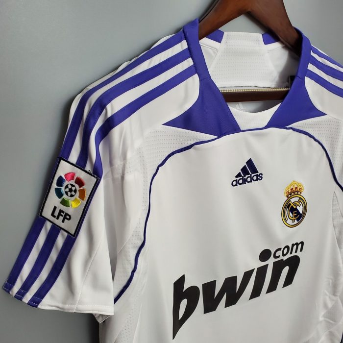 Real Madrid 2007/2008 Home Retro Shirt - 图片 5