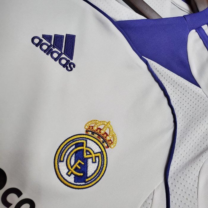 Real Madrid 2007/2008 Home Retro Shirt - 图片 8